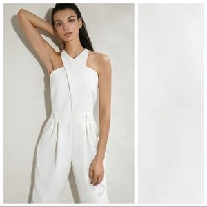 massimo dutti white jumpsuit